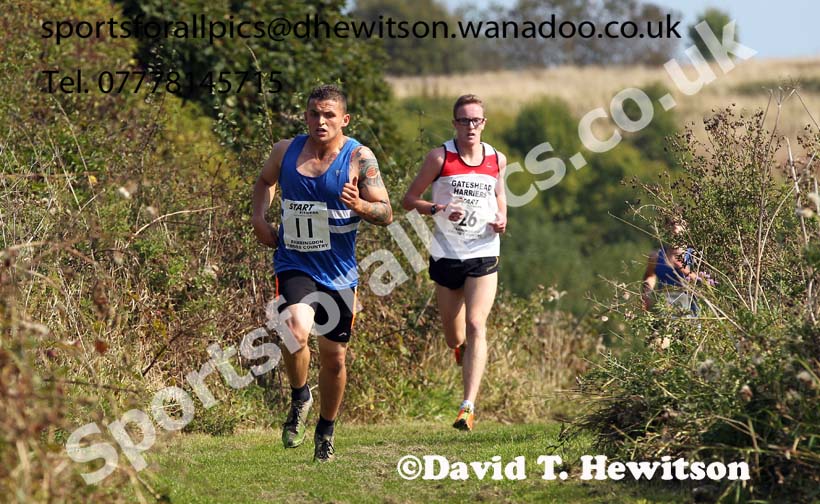 Senior mens relay Sunderland Harreirs Cross Country. Photo: David T. Hewitson/Sports for All Pics